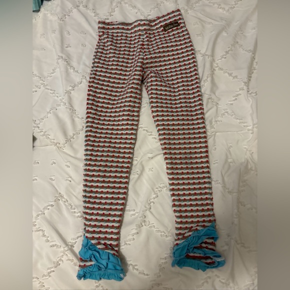 Bundle of 5 ruffled bottom leggings. 4T. Matilda Jane (2) - Picture 12 of 12